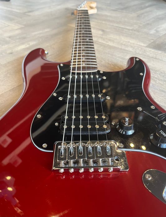 MOST POPULAR Squier by Fender Stratocaster - Wine Red - REFRESHED & RENEWED
