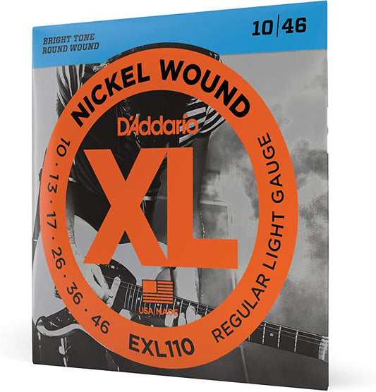 10-46 Regular Light, XL Nickel Electric Guitar Strings