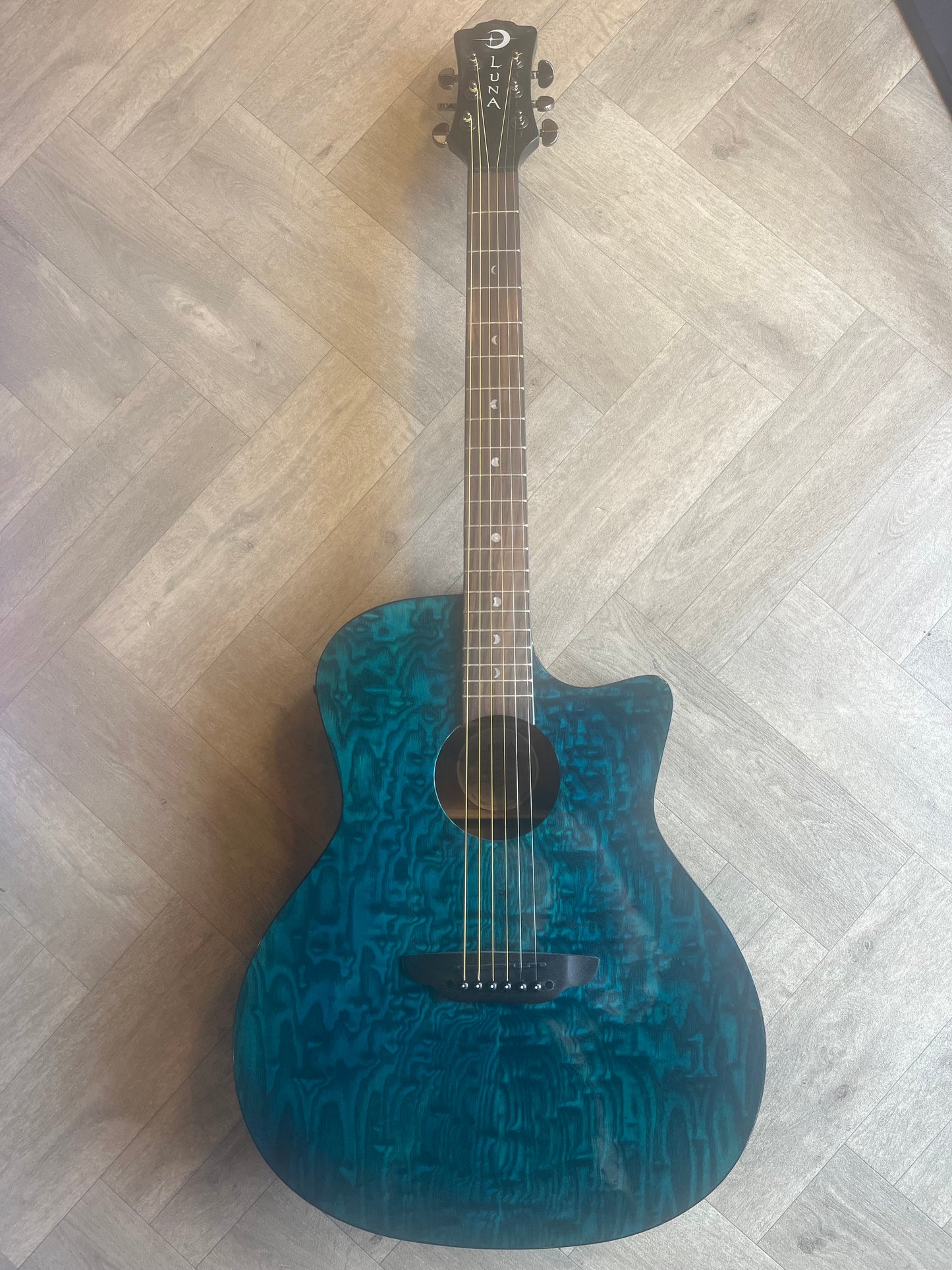Gypsy Quilt Ash Teal (Electro Acoustic Guitar)