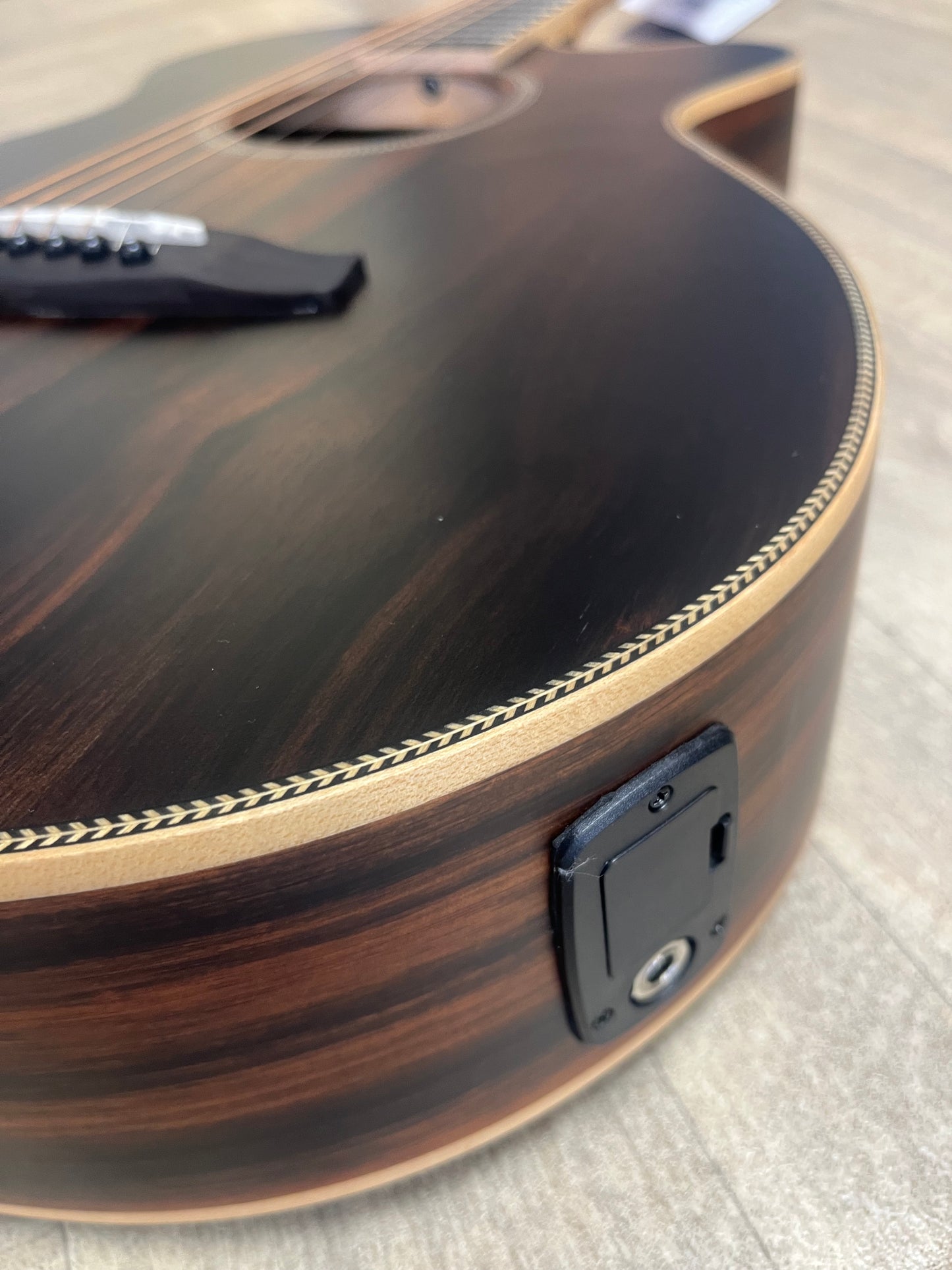Reunion Pro Ebony Electro Acoustic with Solid Top for ultimate sound quality