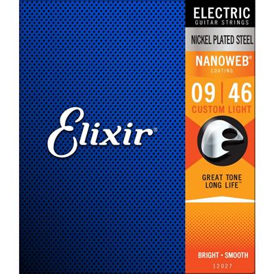Elixir Electric Guitar Strings Nanoweb 09/46