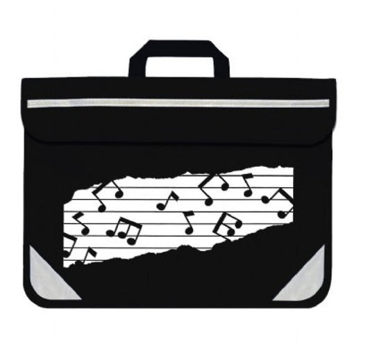 Mapac: Music Bag Duo - Music Notes (Black)