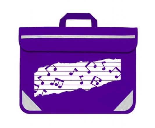 Mapac: Music Bag Duo - Music Notes (Purple)
