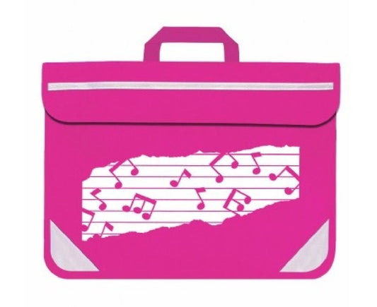Mapac: Music Bag Duo - Music Notes (Pink)